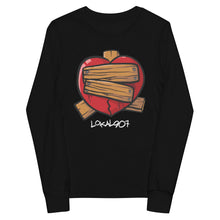 Load image into Gallery viewer, Youth Fixed It Heart long sleeve tee