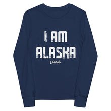 Load image into Gallery viewer, Youth I Am Alaska long sleeve tee