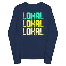Load image into Gallery viewer, Youth Lokal Block long sleeve tee