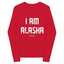 Load image into Gallery viewer, Youth I Am Alaska long sleeve tee