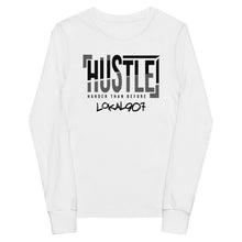 Load image into Gallery viewer, Youth Hustle Hard long sleeve tee