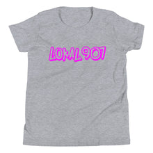 Load image into Gallery viewer, Youth Lokal907 Pink Scratch Tee