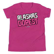 Load image into Gallery viewer, Youth Alaskas Dopest Pink Tee