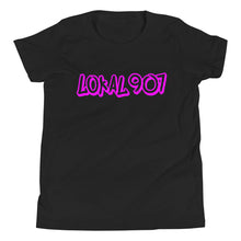 Load image into Gallery viewer, Youth Lokal907 Pink Scratch Tee