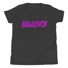 Load image into Gallery viewer, Youth Lokal907 Pink Scratch Tee