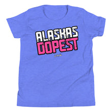 Load image into Gallery viewer, Youth Alaskas Dopest Pink Tee