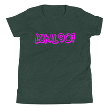 Load image into Gallery viewer, Youth Lokal907 Pink Scratch Tee