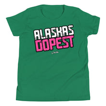Load image into Gallery viewer, Youth Alaskas Dopest Pink Tee