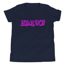 Load image into Gallery viewer, Youth Lokal907 Pink Scratch Tee