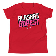 Load image into Gallery viewer, Youth Alaskas Dopest Pink Tee