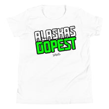 Load image into Gallery viewer, Youth Alaskas Dopest Green Tee