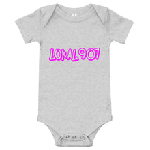 Load image into Gallery viewer, Infant Pink Lokal907 Scratch Onesie
