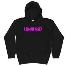 Load image into Gallery viewer, Youth Lokal907 Pink Concrete Hoodie
