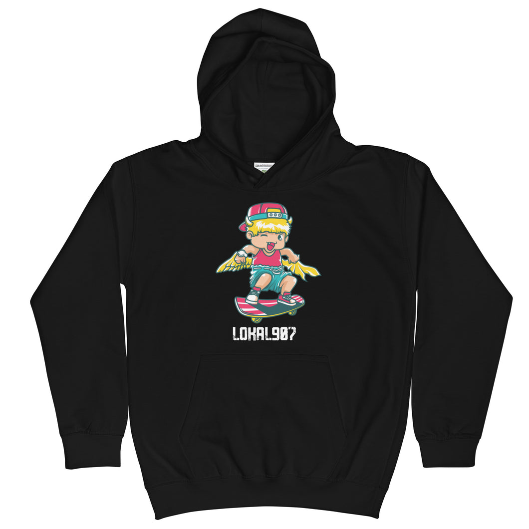 Lokal Angel Skater Kids Hoodie