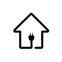 Load image into Gallery viewer, PlugHouse Black Logo Sticker
