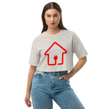Load image into Gallery viewer, Red PlugHouse Logo Crop Top
