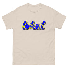 Load image into Gallery viewer, Lokal Blue &amp; Gold Bubble Tee
