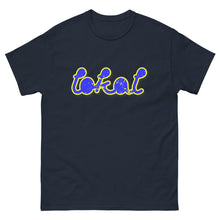 Load image into Gallery viewer, Lokal Blue &amp; Gold Bubble Tee
