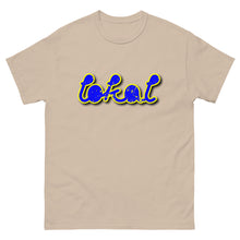Load image into Gallery viewer, Lokal Blue &amp; Gold Bubble Tee
