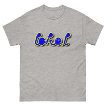 Load image into Gallery viewer, Lokal Blue &amp; Gold Bubble Tee
