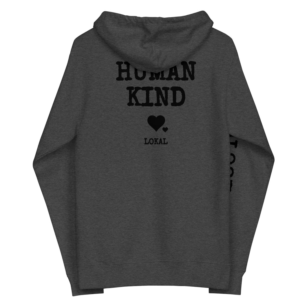 Lokal Human Kind Zip Up Hoodie