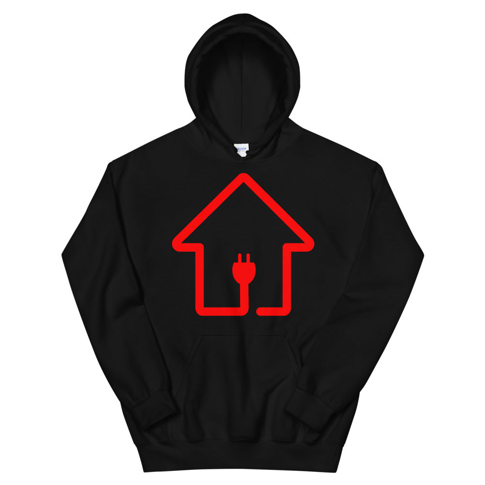 3XL-5XL Red PlugHouse Logo Hoodies
