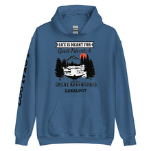 Load image into Gallery viewer, Lokal Good Friends Great Adventures Alpha Hoodie
