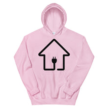 Load image into Gallery viewer, 3XL-5XL Black Plughouse Logo Hoodies
