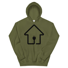 Load image into Gallery viewer, 3XL-5XL Black Plughouse Logo Hoodies
