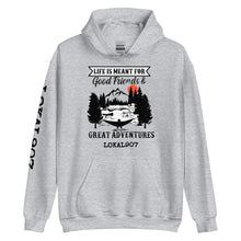 Load image into Gallery viewer, Lokal Good Friends Great Adventures Alpha Hoodie

