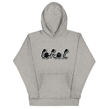 Load image into Gallery viewer, Lokal Black Bubble Hoodie

