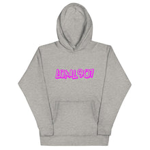 Load image into Gallery viewer, Lokal907 Pink Scratch Hoodie

