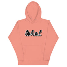 Load image into Gallery viewer, Lokal Black Bubble Hoodie
