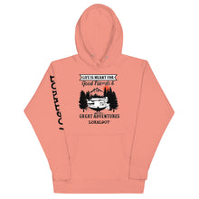Load image into Gallery viewer, Lokal Good Friends Great Adventures Hoodie
