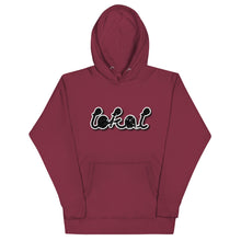 Load image into Gallery viewer, Lokal Black Bubble Hoodie
