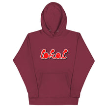 Load image into Gallery viewer, Lokal Red Bubble Hoodie
