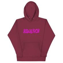 Load image into Gallery viewer, Lokal907 Pink Scratch Hoodie
