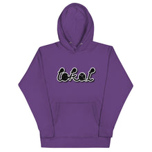 Load image into Gallery viewer, Lokal Black Bubble Hoodie

