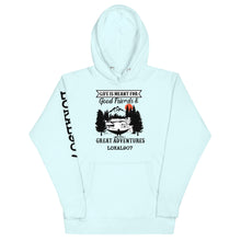 Load image into Gallery viewer, Lokal Good Friends Great Adventures Hoodie
