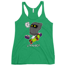 Load image into Gallery viewer, Women&#39;s BeanieBoarder Racerback Tank
