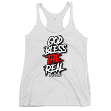 Load image into Gallery viewer, Women&#39;s God Bless The Real Racerback Tank
