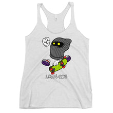 Load image into Gallery viewer, Women&#39;s BeanieBoarder Racerback Tank
