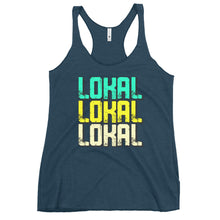 Load image into Gallery viewer, Women&#39;s Lokal Block Racerback Tank
