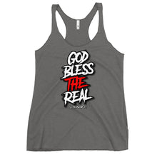 Load image into Gallery viewer, Women&#39;s God Bless The Real Racerback Tank
