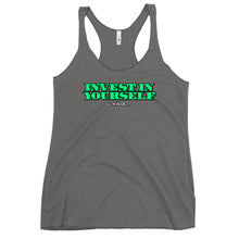 Load image into Gallery viewer, Women&#39;s Invest In Yourself Racerback Tank
