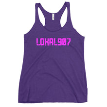 Load image into Gallery viewer, Women&#39;s Lokal907 Pink Concrete Racerback Tank
