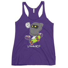 Load image into Gallery viewer, Women&#39;s BeanieBoarder Racerback Tank

