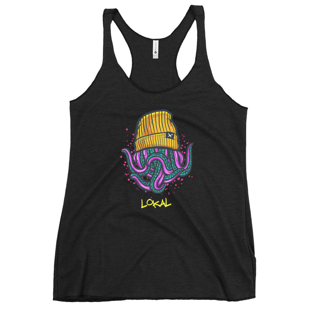 Women's OctoBeanie Racerback Tank
