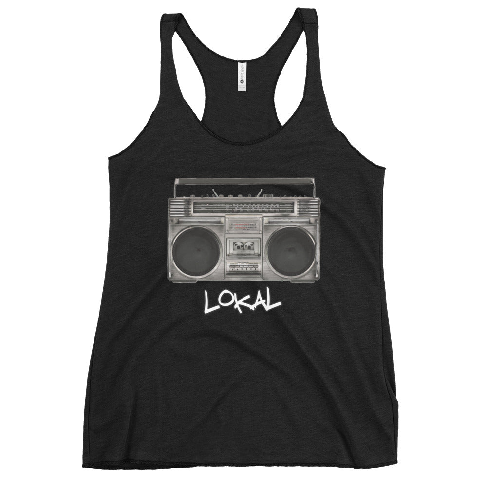 Women's Lokal BoomBox Racerback Tank