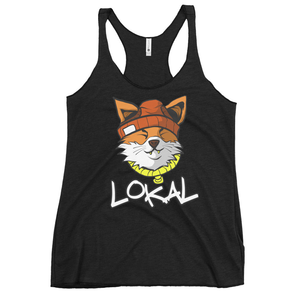 Women's Lokal Fox Racerback Tank